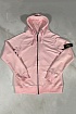 Розовая кофта на молнии Stone Island compass-patch