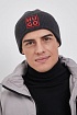 Шапка тёмно-серого цвета Hugo Boss logo-patch