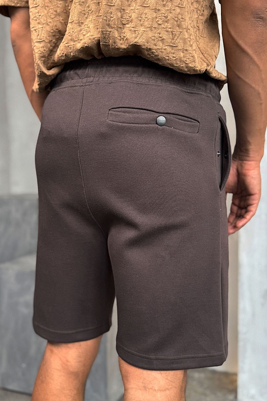 Мужские шорты Prada Milano logo-print - Brown
