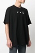 Чёрная оверсайз футболка Off-White 21SS Black Marker