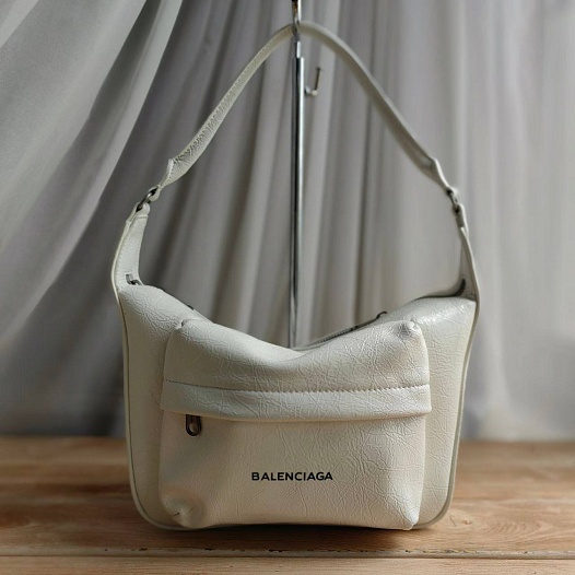 Женская сумка Balenciaga Raver 30x19 см - White   