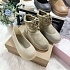 Женские ботинки UGG Classic Mini Lace-Up - Beige