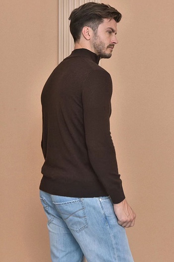 Кашемировый свитер Brunello Cucinelli Premium - Brown   