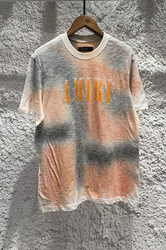 Оранжевая оверсайз футболка Amiri