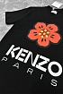 Чёрная футболка Kenzo Boke Flower graphic print