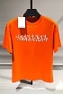 Оранжевая оверсайз футболка Givenchy x Chito