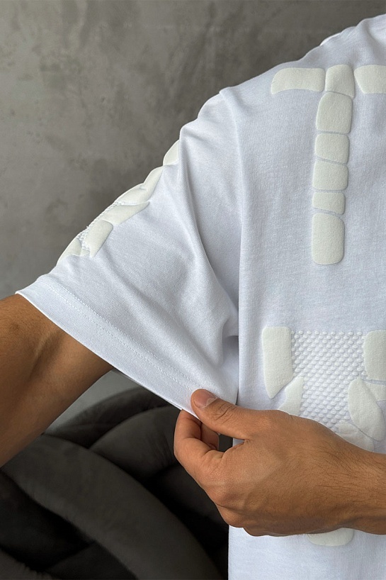 Белая оверсайз футболка Bottega Veneta