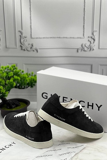 Мужские замшевые кроссовки Givenchy Town - Black   