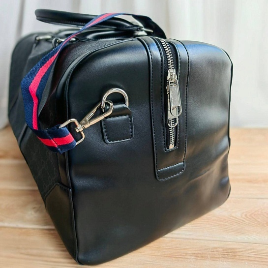 Кожаная дорожная сумка Gucci GG monogram 45x28 см