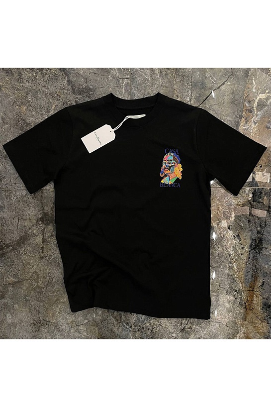 Чёрная футболка Casablanca Masao San