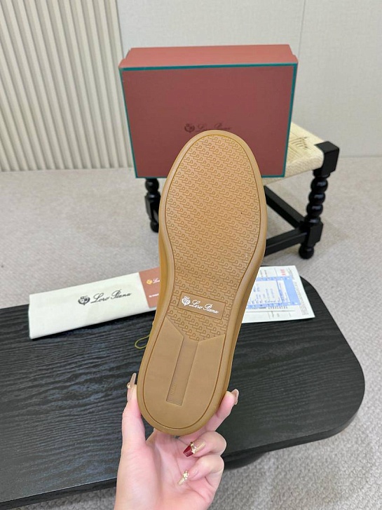 Мужские кроссовки Loro Piana Tennis Walk - Brown