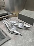 Женские кожаные туфли на каблуке Balenciaga premium