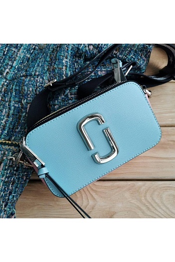 Кожаная сумка Marc Jacobs 25x16 см - Blue / Pink   