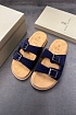Замшевые шлёпанцы Brunello Cucinelli Urban - Navy