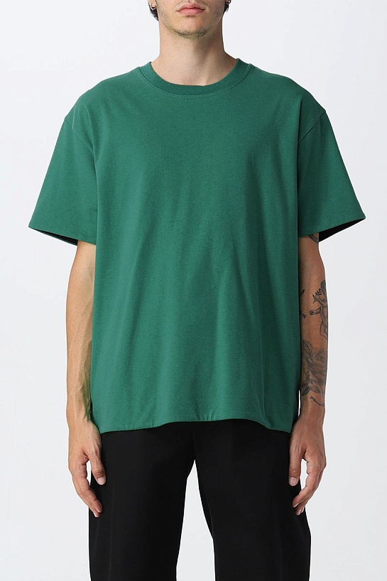 Зелёная оверсайз футболка Bottega Veneta basic