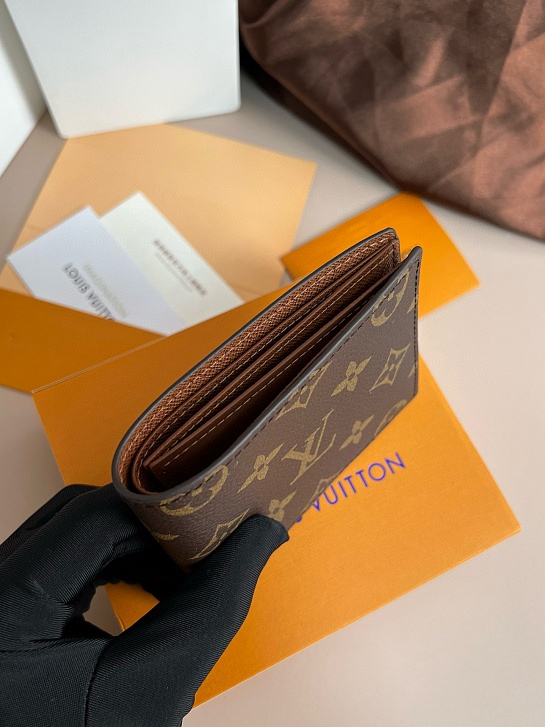 Кожаный кошелёк Louis Vuitton Slender Premium 11x8.5x1 см