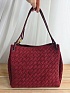 Замшевая сумка Bottega Veneta 35x24 см - Red