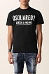 Мужская чёрная футболка Dsquared2 Ceresio 9