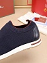Мужские текстильные кроссовки Loro Piana Lp Flexy Active - Navy