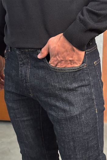 Мужские тёмно-синие джинсы Dolce & Gabbana   