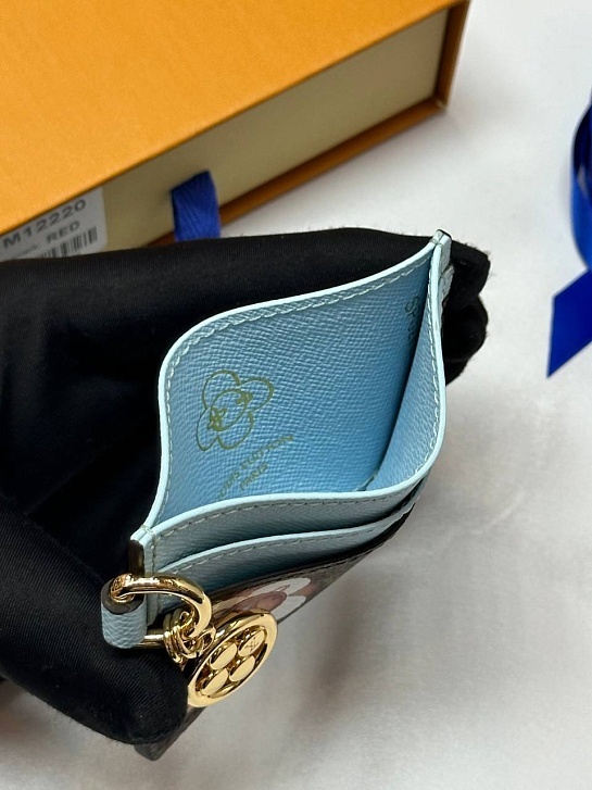 Кожаный кардхолдер Louis Vuitton Charms Vivienne Premium 7.3x0.3x10.2 см