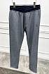 Мужские штаны Trussardi embroidered logo - Grey