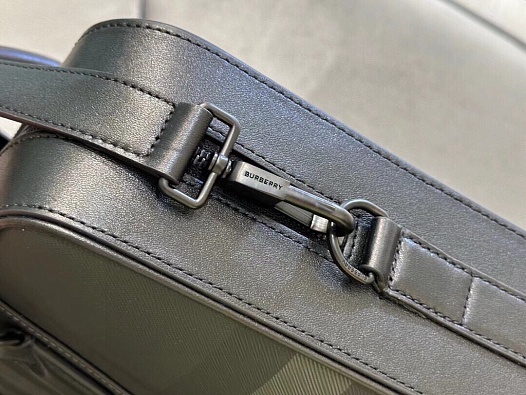 Кожаный портфель Burberry Premium 38x28x9 см   