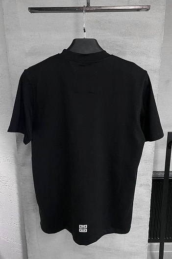 Чёрная оверсайз футболка Givenchy Nineteen Fifty Two   