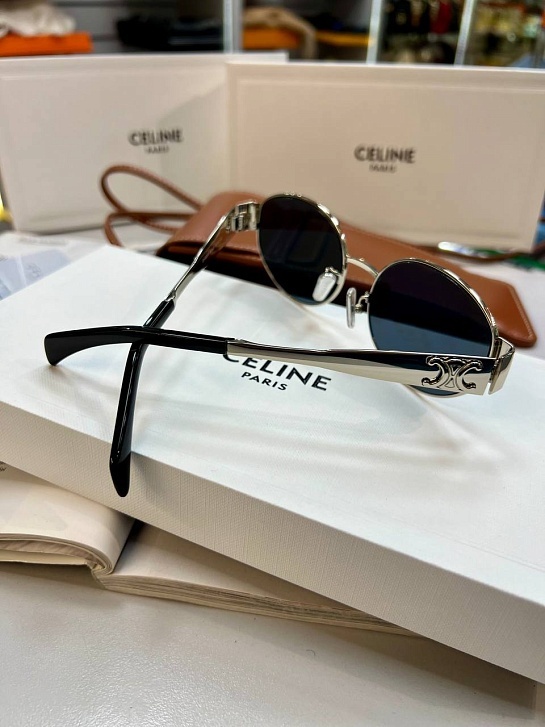 Солнцезащитные очки Celine Triomphe - Black / Silver