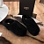 Женские слипоны с мехом UGG Tasman - Black