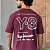 Мужская бордовая футболка Y-3 Yohji Yamamoto
