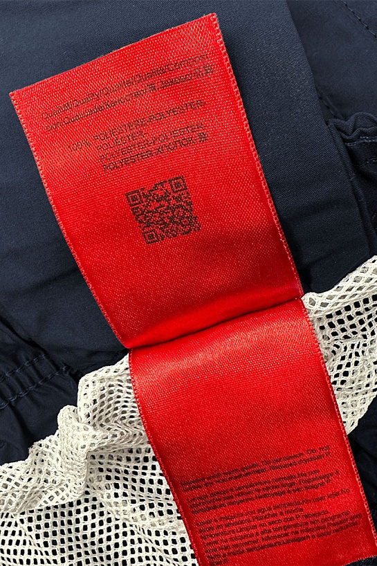 Мужские тёмно-синие шорты Hugo Boss Dugo logo-embroidered
