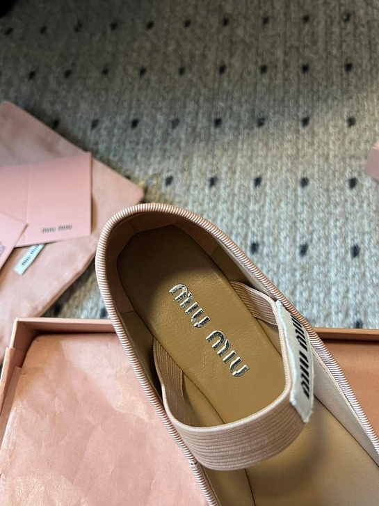 Женские замшевые балетки MIU MIU premium