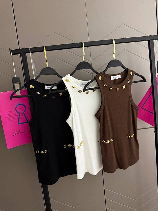 Женская майка Schiaparelli premium - Black