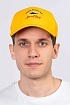 Мужская жёлтая бейсболка Paul & Shark logo-embroidered