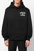 Мужское чёрное худи Amiri logo-print