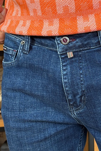 Мужские синие джинсы Paul & Shark regular fit   