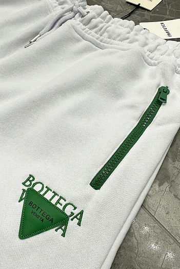 Мужские белые шорты Bottega Veneta   
