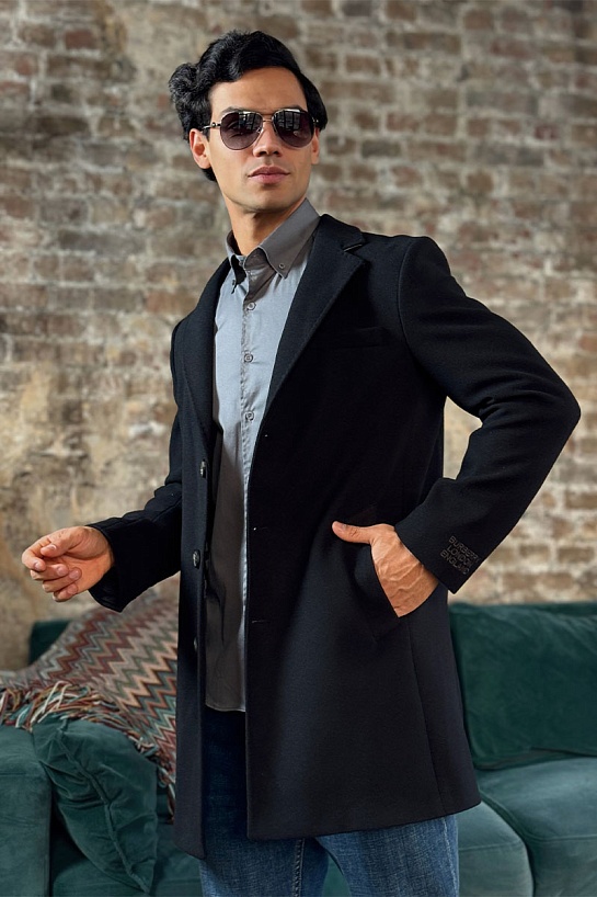 Мужское пальто Burberry London England - Black