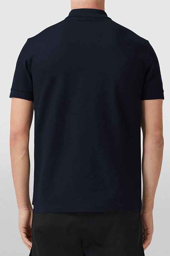 Мужское поло Burberry Oak Leaf Crest - Navy
