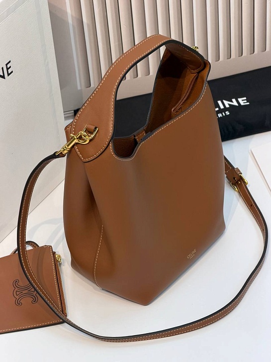 Кожаная сумка Celine Small Hobo premium 18x31x6 см