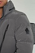 Мужская утеплённая куртка Moncler серого цвета