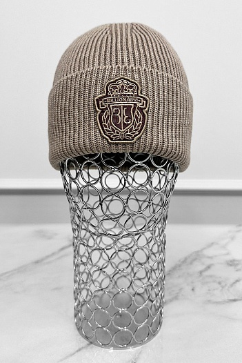 Шапка Billionaire logo-embroidered - Beige   