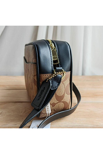 Кожаная сумка Coach Mini Jamie 22x16 см   