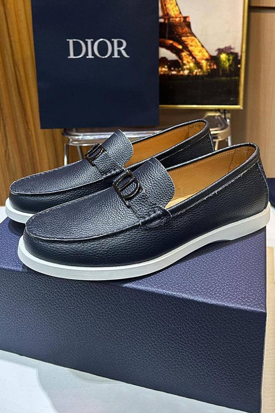Мужские кожаные лоферы Dior