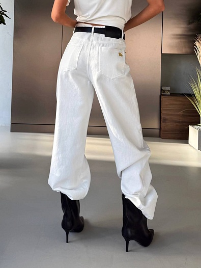 Женские белые джинсы Hermes premium   