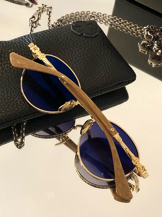 Солнцезащитные очки Chrome Hearts Metal Oval