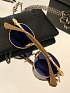 Солнцезащитные очки Chrome Hearts Metal Oval
