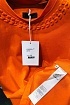 Оранжевая футболка Givenchy embossed mock chain detail