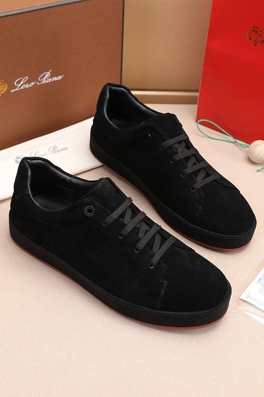 Мужские замшевые кроссовки Loro Piana